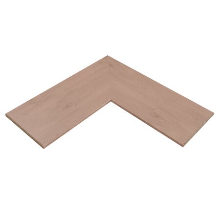 Designs Of Distinction 12" X 30" X 30" Flat Furniture Grade Corner Shelf - Red Oak 01MSH123030AK1